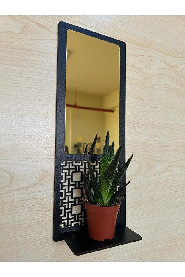 Rustic Wooden Wall Hanging Shelf Set with Candle Holder, Boho Wall Decor, Triple Wood Wall Art, Farmhouse Shelf for Home Interior