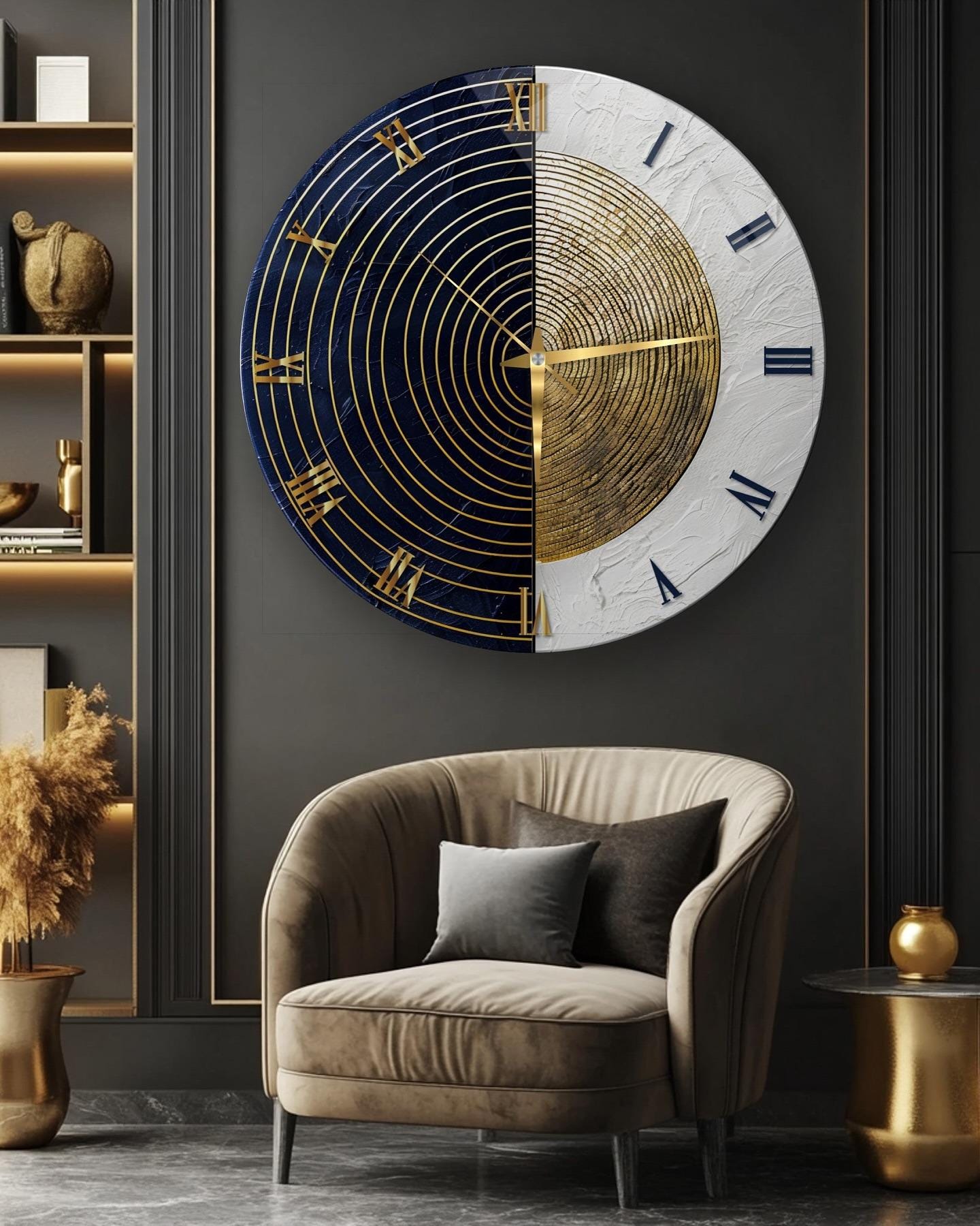 Custom Photo Wall Clock – Personalized Printed Clock Gift – Silent Non-Ticking Decorative Home Wall Art