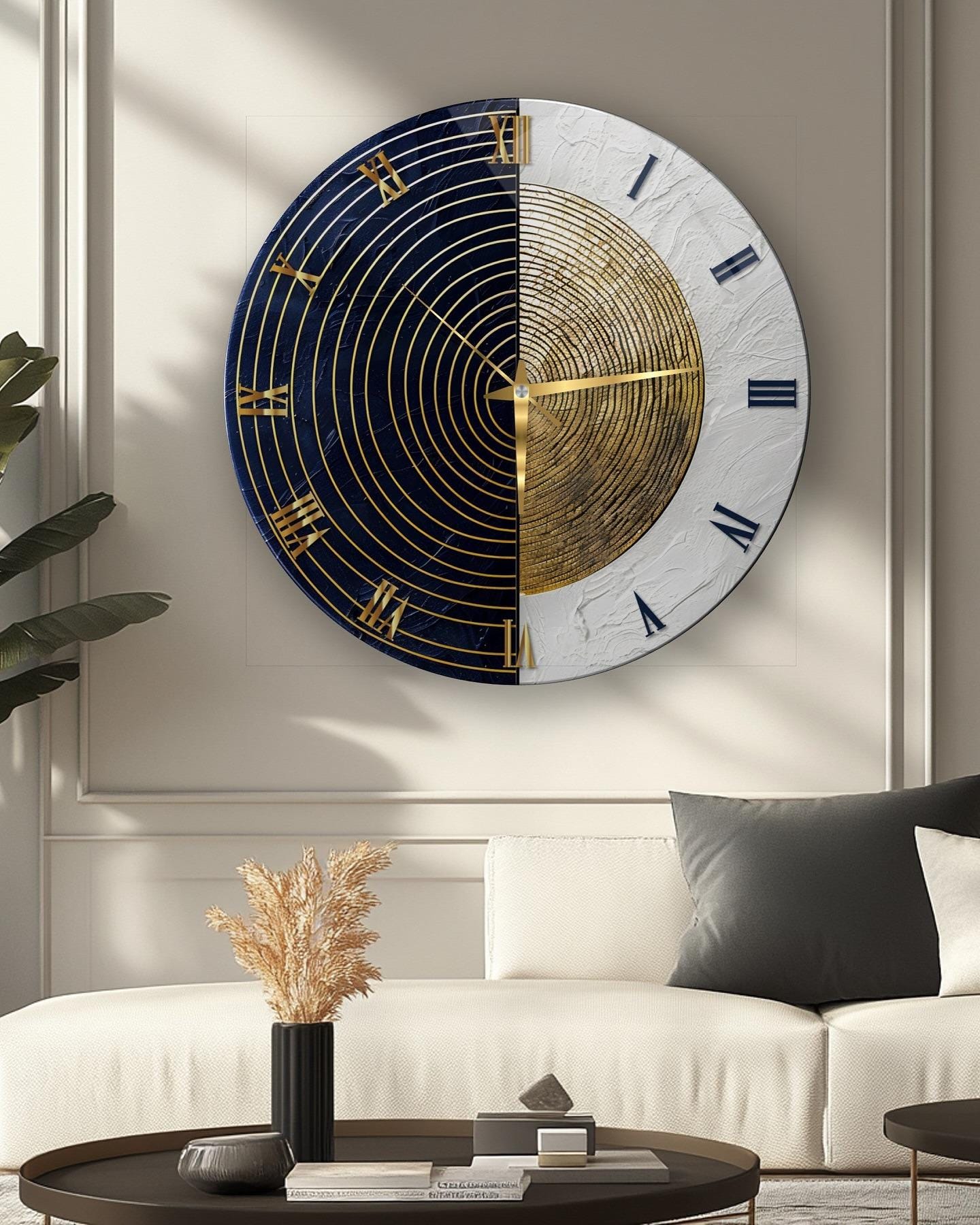 Custom Photo Wall Clock – Personalized Printed Clock Gift – Silent Non-Ticking Decorative Home Wall Art