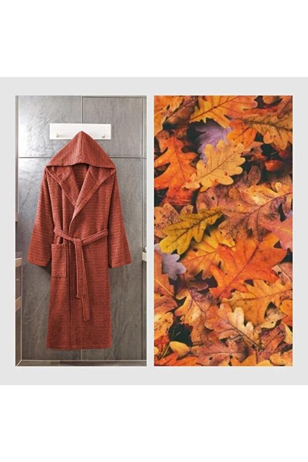 2-Piece Hooded Couple Bathrobe Set – Matching His and Her Robes, Soft Cotton Unisex Bathrobes, Perfect Wedding & Anniversary Gift