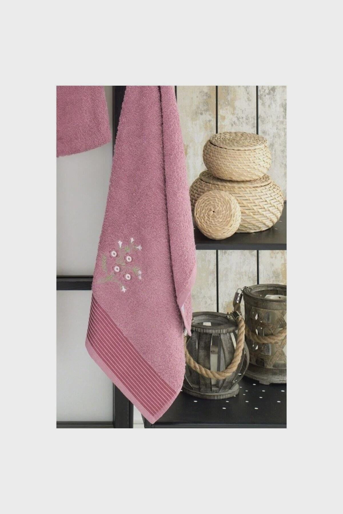 Unisex Bathrobe and Towel Set, 2-Piece Soft Cotton Bath Set, Spa Style Hooded Robe Matching Towel, Bathroom Gift for Him & Her