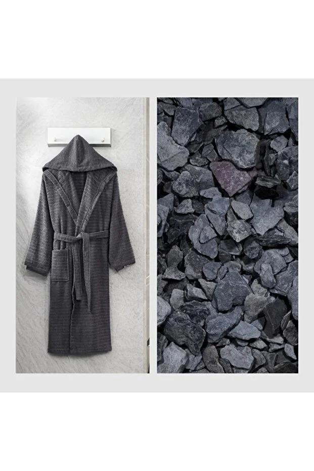 2-Piece Hooded Couple Bathrobe Set – Matching His and Her Robes, Soft Cotton Unisex Bathrobes, Perfect Wedding & Anniversary Gift
